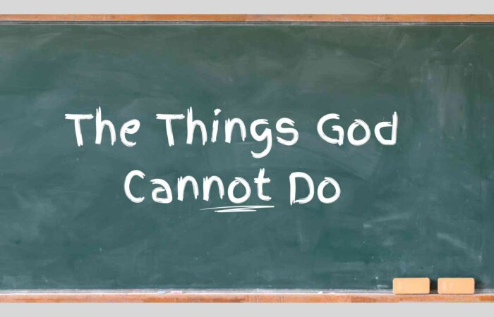 The Things God Cannot Do
