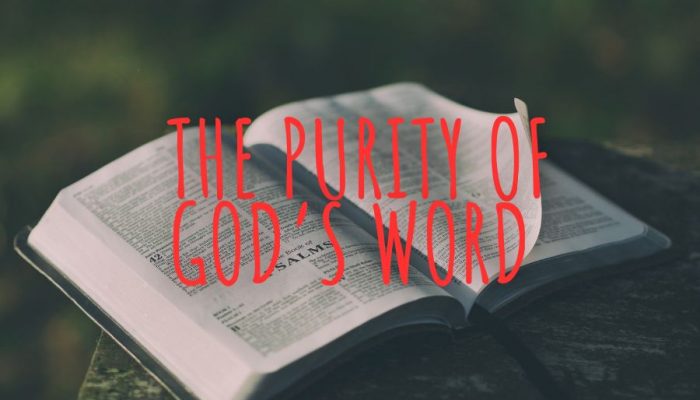 The Purity of God’s Word