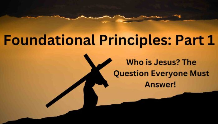 Foundational Principles: Part 1