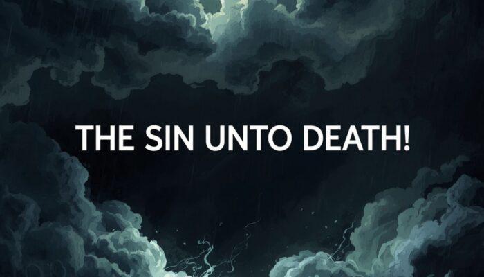 THE SIN UNTO DEATH!